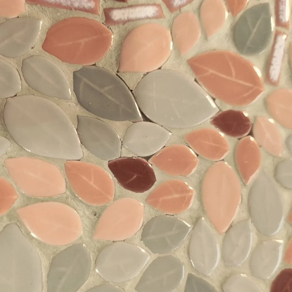 Mosaic Large Platter And Art Centerpiece. From Toscana Italy, Vintage